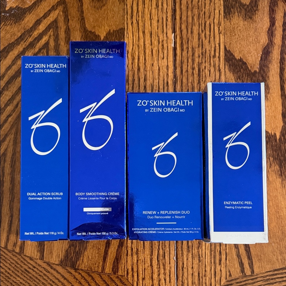 ZO Skin Health Blue Enzymatic Peel & Body Smoothing Set